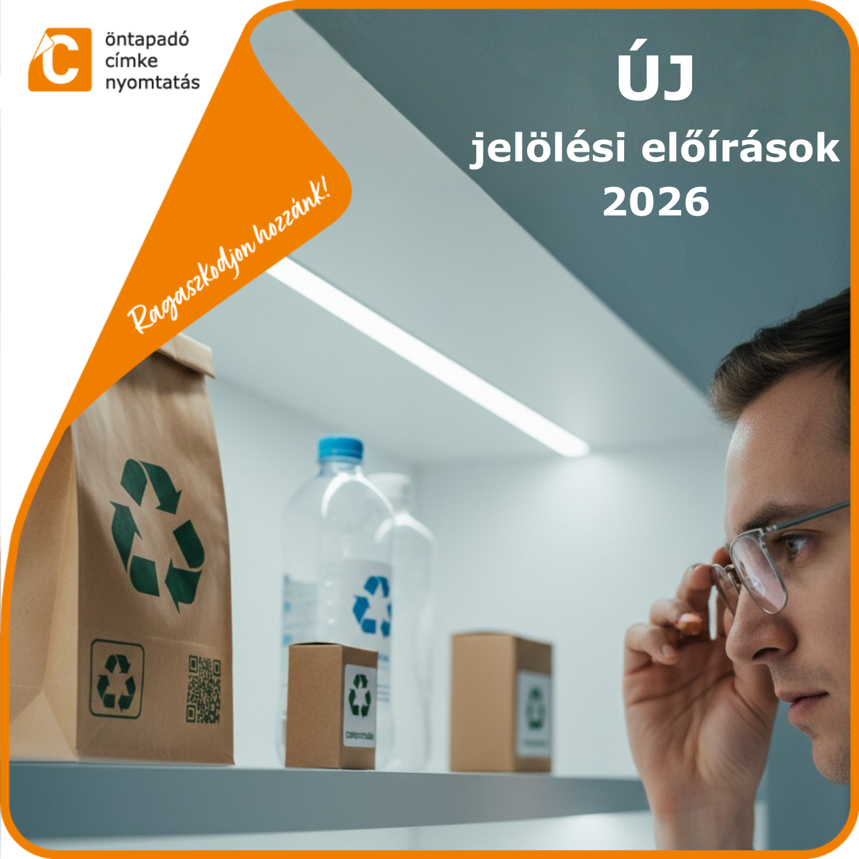 Miben érinti a PPWR rendelete az öntapadó címkéket?