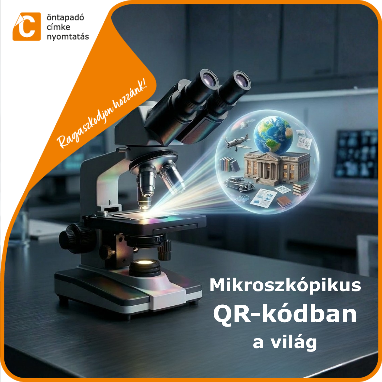 A világ legkisebb QR-kódja: mikroszkóp alatt a jövő