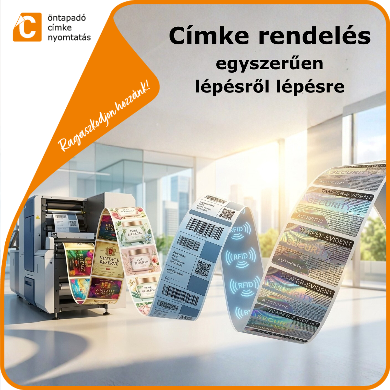 Öntapadó címke rendelés stressz nélkül: Így nem hibázik!