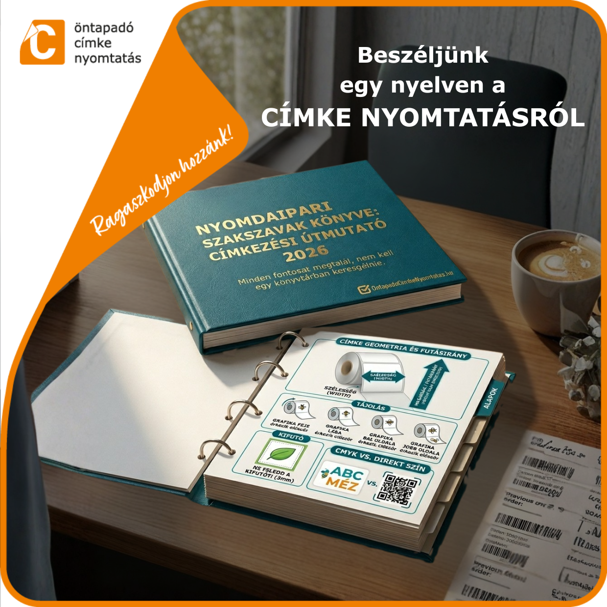 Címke szakszavak és nyomdai kifejezések magyarázata