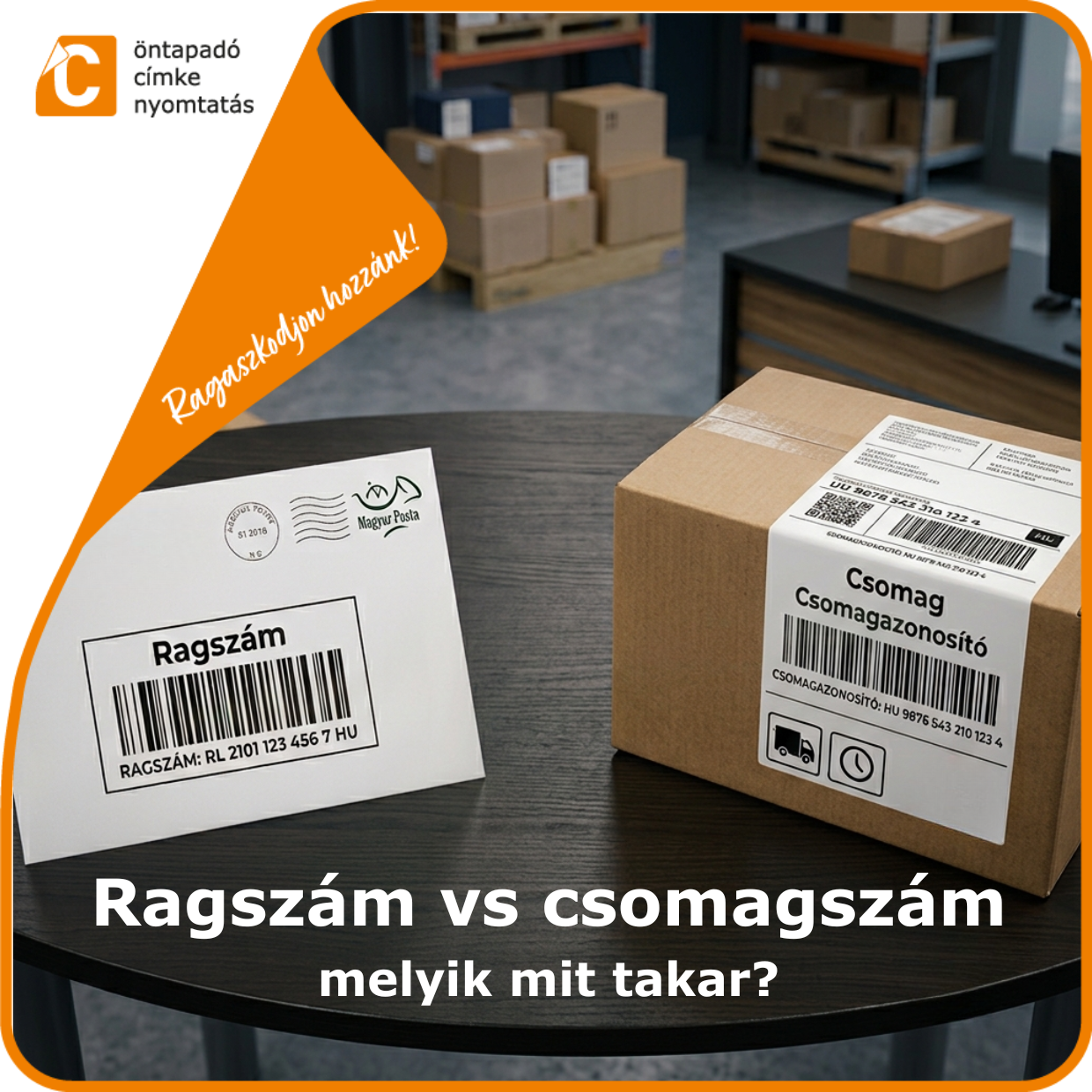 Ragszám vagy csomagazonosító?